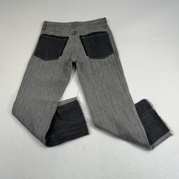 Elizabeth And James Jeans Womens Sz 28 Black Gray Holden Straight Leg High Rise - Picture 3 of 13